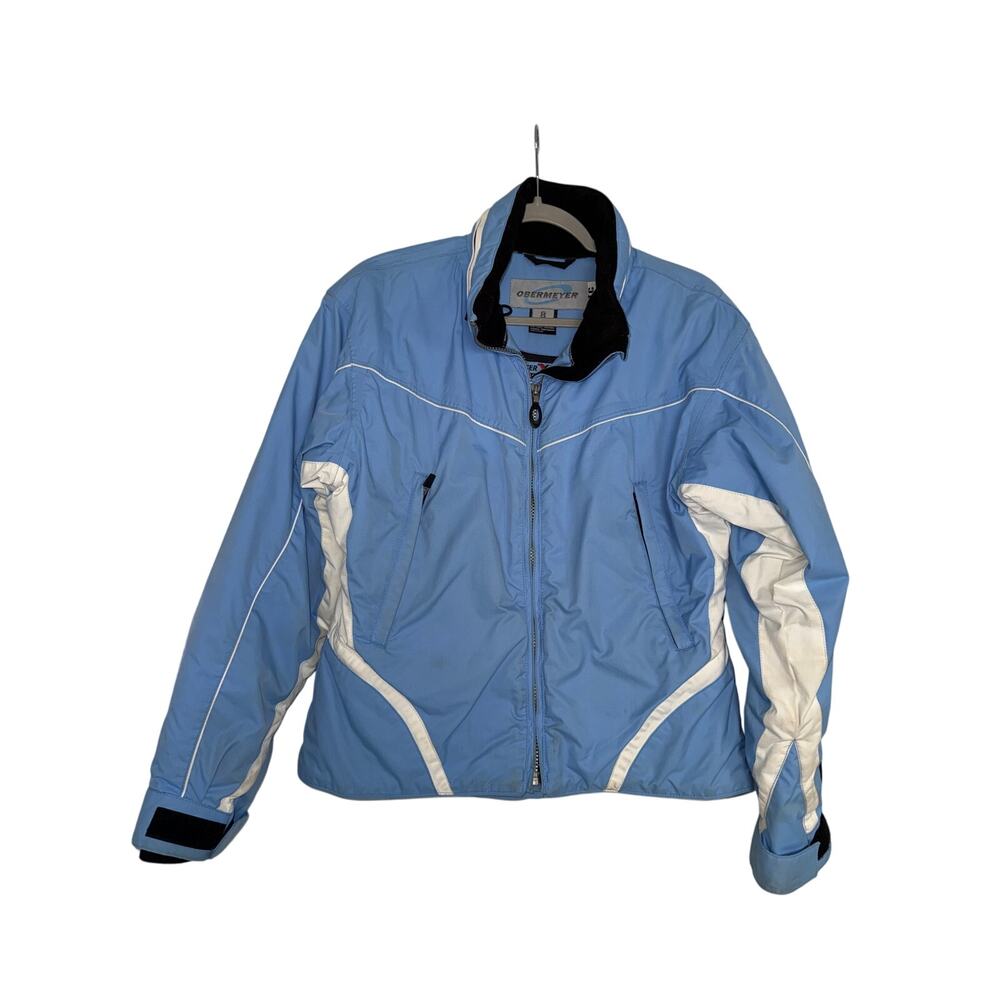OBERMEYER ATC Voltage blue/white Snow WINTER Jacket - size 8